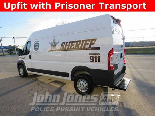 2018 Ram ProMaster Cargo Van High Roof with Upfit Rear White Exterior